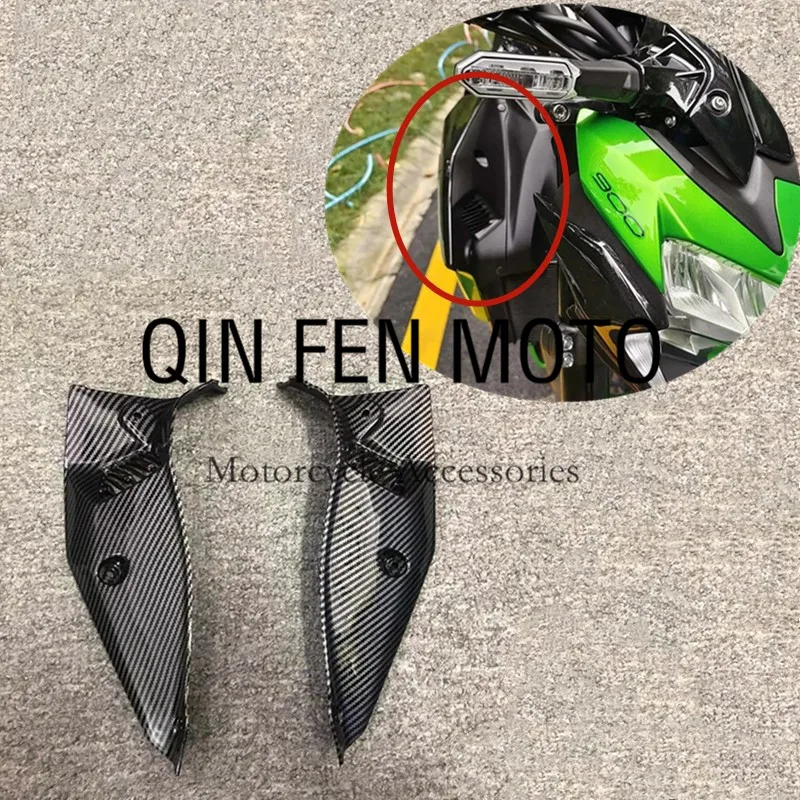 

Carbon Fiber Paint Side Panel Inner Fairing Side Cover Inner Side Ventilation Pipe Guard Fit For Kawasaki Z900 Z 900 2020 2021