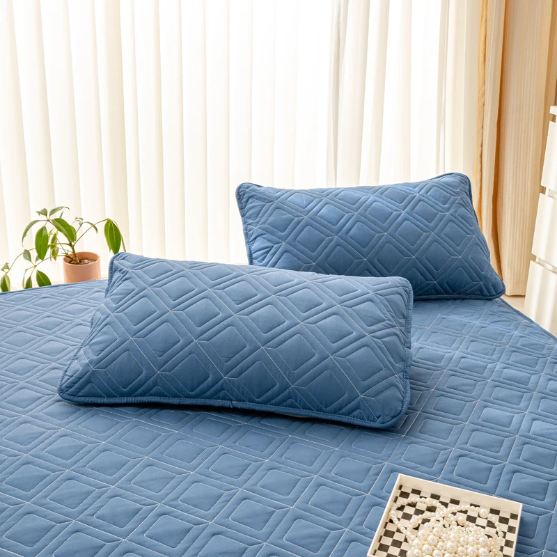 

Simple Style Pillowcase Quilted Pillow Cover capa de almofada 2pcs Pillowslip 48x74cm Cushion Cover Home Pillow Case