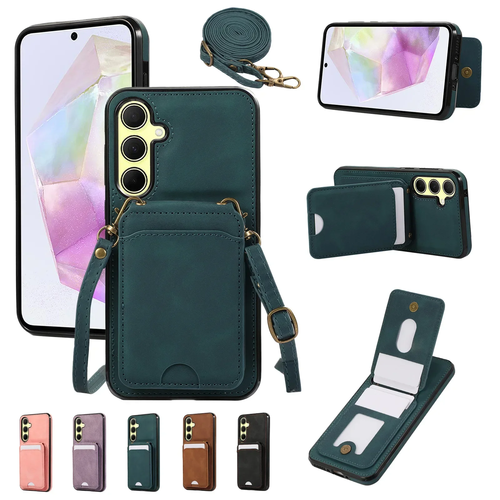 Sleek Crossbody Phone Case with Adjustable Strap