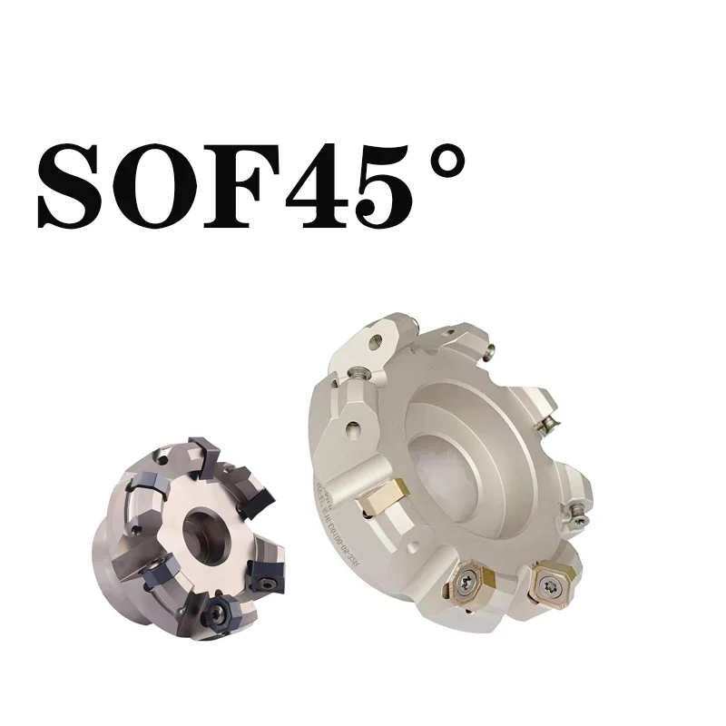 SOF45-50-63-80-Double-sided-Roughing-45-Degree-Face-Milling-Cutter-Head ...