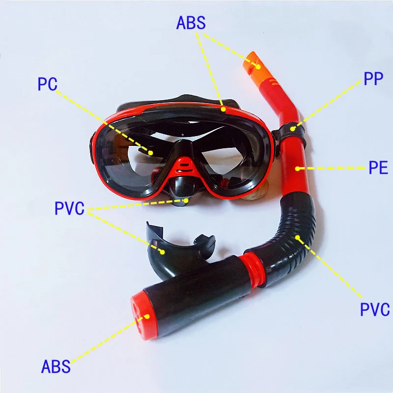 Description Picture 5 of itemOulylan Professional Snorkel Diving Mask Snorkels Goggles Glasses Diving Goggles Swimming Tube Set Snorkel Mask Adult Unisex