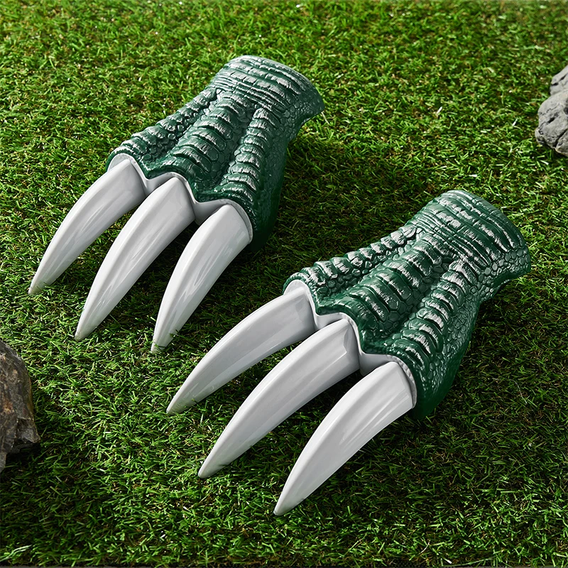 Halloween Dinosaur Claws Toys Oversized Dinosaur Realistic Jurassic Claws for Kids Cosplay Roleplay Costume Accessories