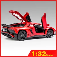 1:32 Lamborghini Aventador LP750-4 LP770-4 Metal Diecast Alloy Kids Toy Cars Models Trucks For Boys Toys Vehicles Collection 1
