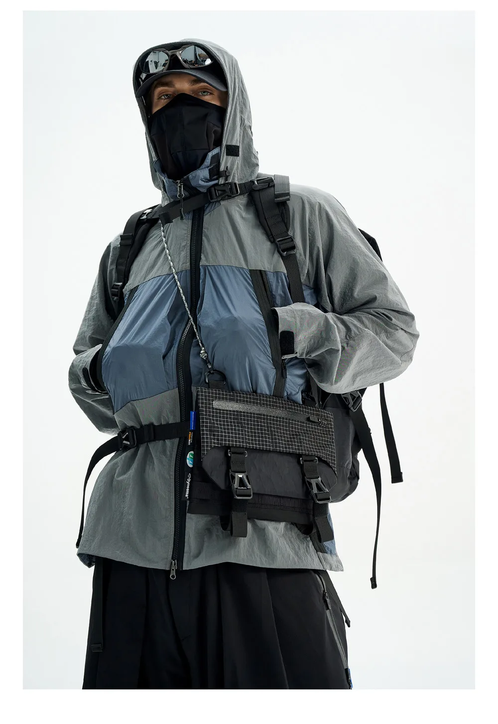 Reindee Lusion 24ss FP01 Multifunctional backpack combined materials xpac cd hard shell techwear accessories edc carrier