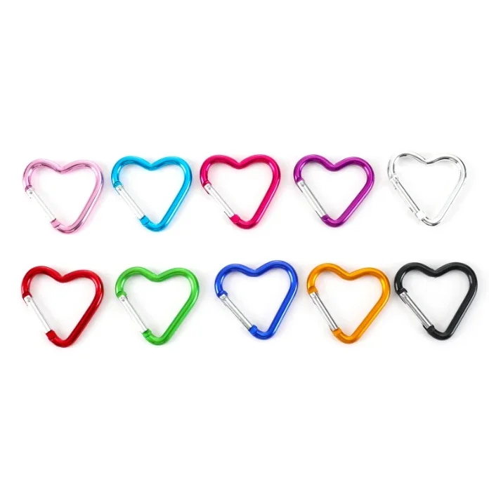 Outdoor Heart-Shaped Carabiner Keychain Clip 4