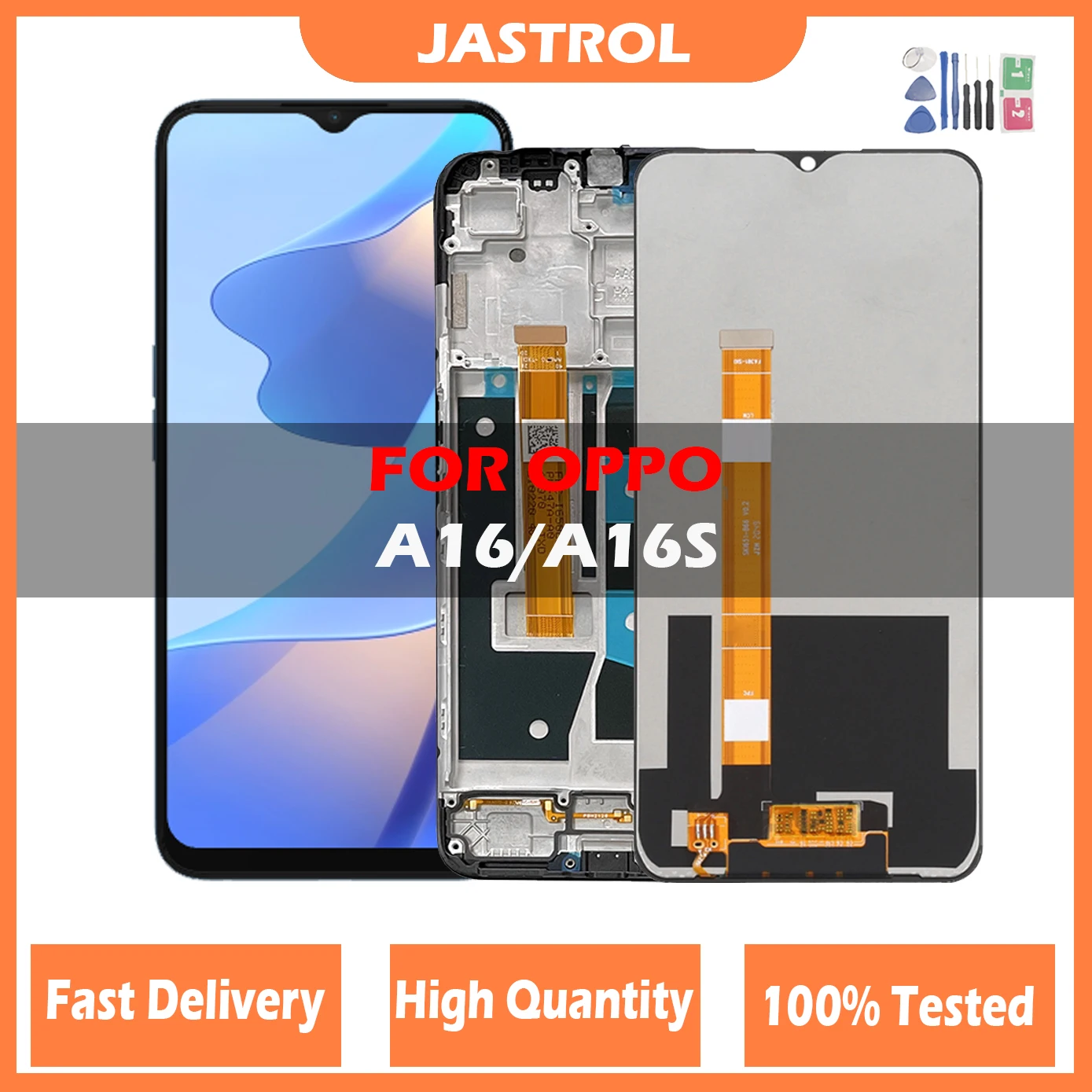 6.52 "Per Oppo A16 Display Lcd Cph2269 Sostituzione Gruppo Digitalizzatore Touch Screen, Per Parti Di Riparazione Lcd A16S Cph2271