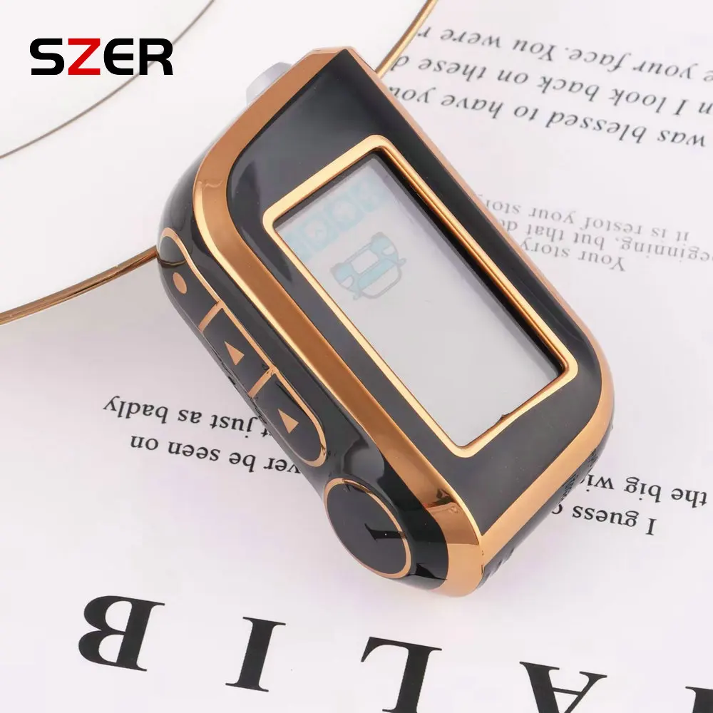 Key Case TPU Car For Starline A93 A63 Russian Version Two Way Car Alarm LCD Remote Controller Keychain Fob Cover