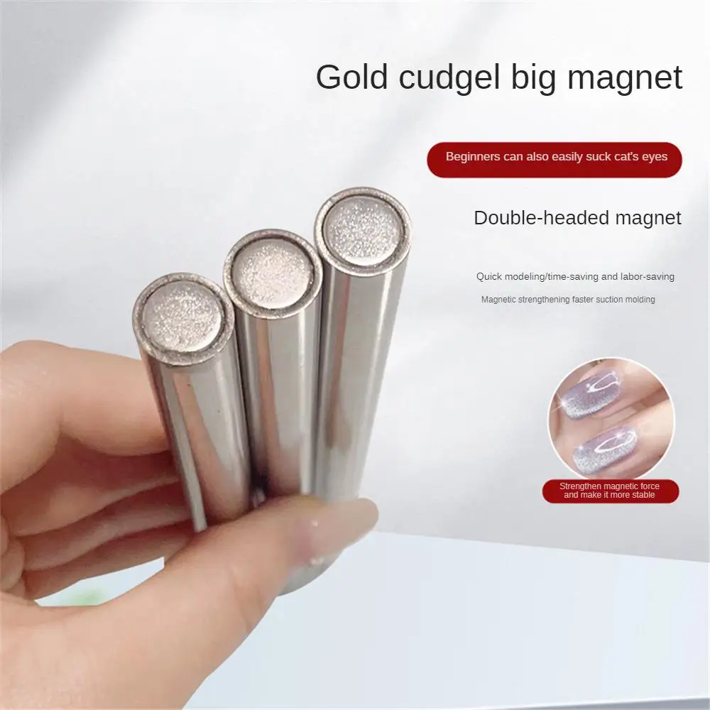 Magnetic Nail Art Tools Cat Eye Nail Tool Magnetic Nail Tools Magnetic Nail Pen Multifunction Double-ended Nail Magnet Magnet Manicure Large Cylindrical Nail Art Health & Beauty Cat Eye Polish