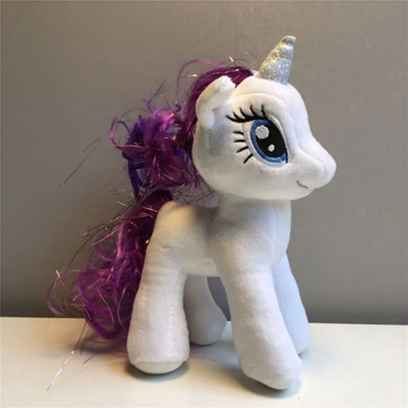 Tyリトルポニーシリーズかわいいベビー人形動物ぬいぐるみ枕レインボー