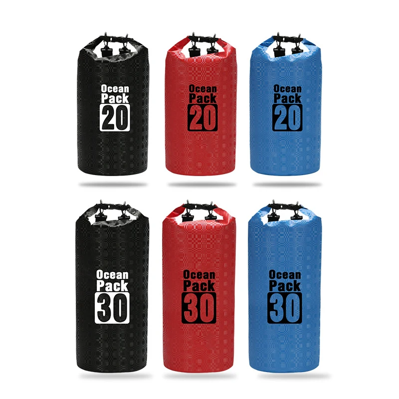 5L-30L PVC Mesh Waterproof Bag Outdoor Diving Compression Storage for Man Women Swimming Rafting Kayak
