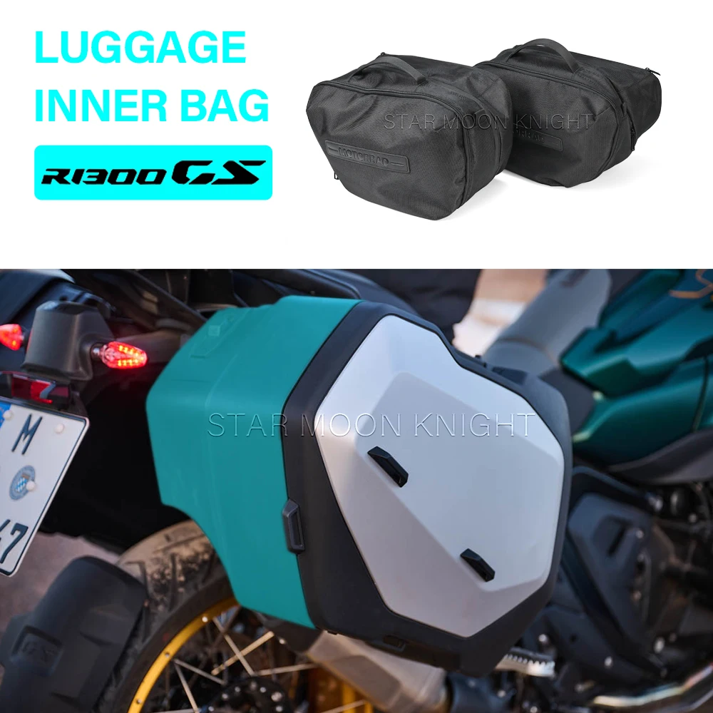 

For BMW GS1300 R 1300 GS R1300GS Trophy 2023- Hard Saddlebags Inner Bag Luggage Rack Side bags Travel Storage Pack Accessories