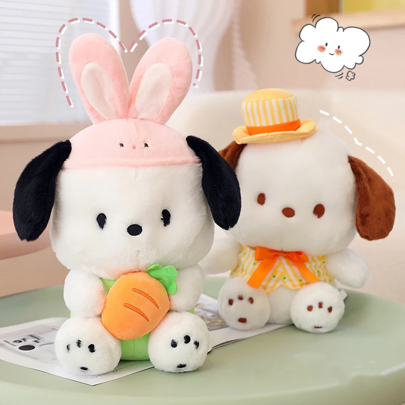 

New Plush Toys Kawaii Sanrio Pachacco Cute Creative Quirky Muscle Doll Cartoon Room Decoration Ornament Birthday Gift