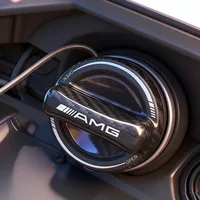 Benz Car Carbon Fiber Fuel Tank Cap Trim Accessories For Mercedes Benz AMG W203 W206 W220 W205 W211 W212 W201 W168 W167 W169 GLA 5