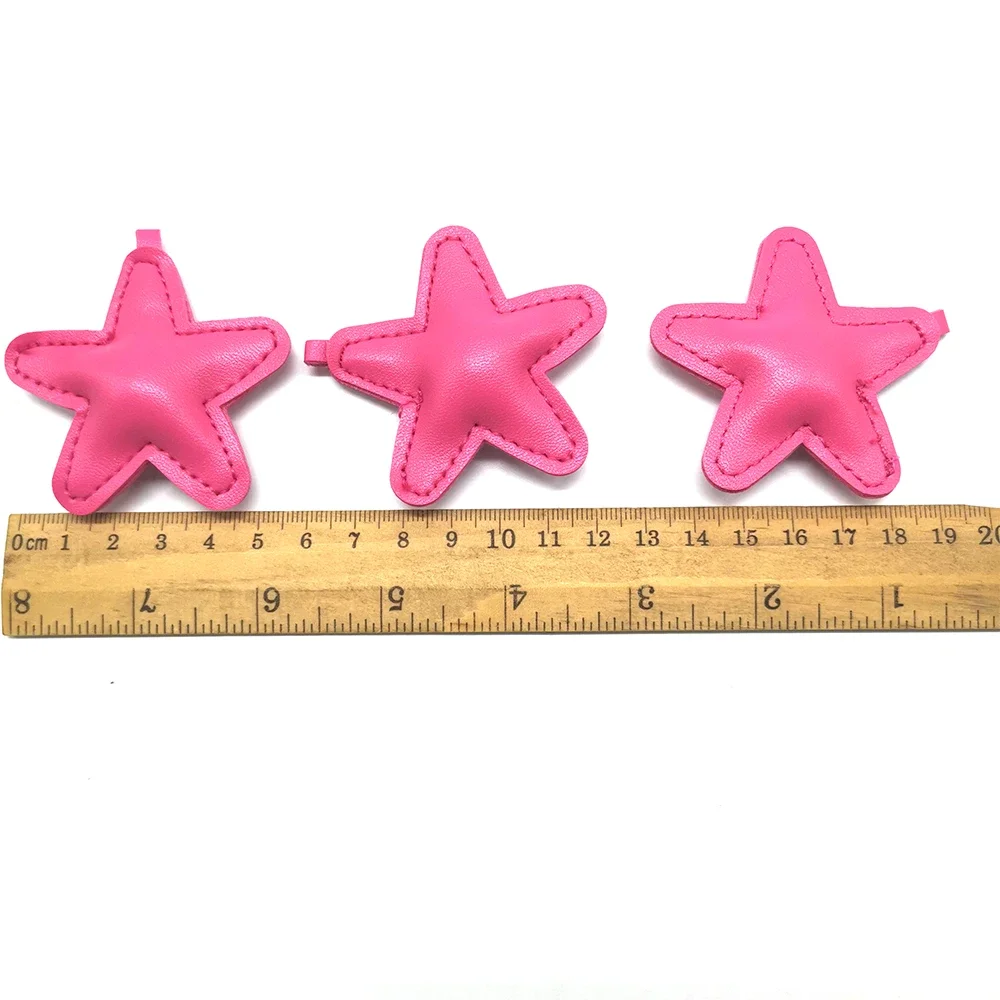 2PCS Star Leather Tassels Keychain Charms Tassels Five-pointed Star for Jewelry Making Key Chain DIY Craft Accessories Tassel Fringe Tassel Decoration Tassel Accessories Tassel Trim Leather Tassels