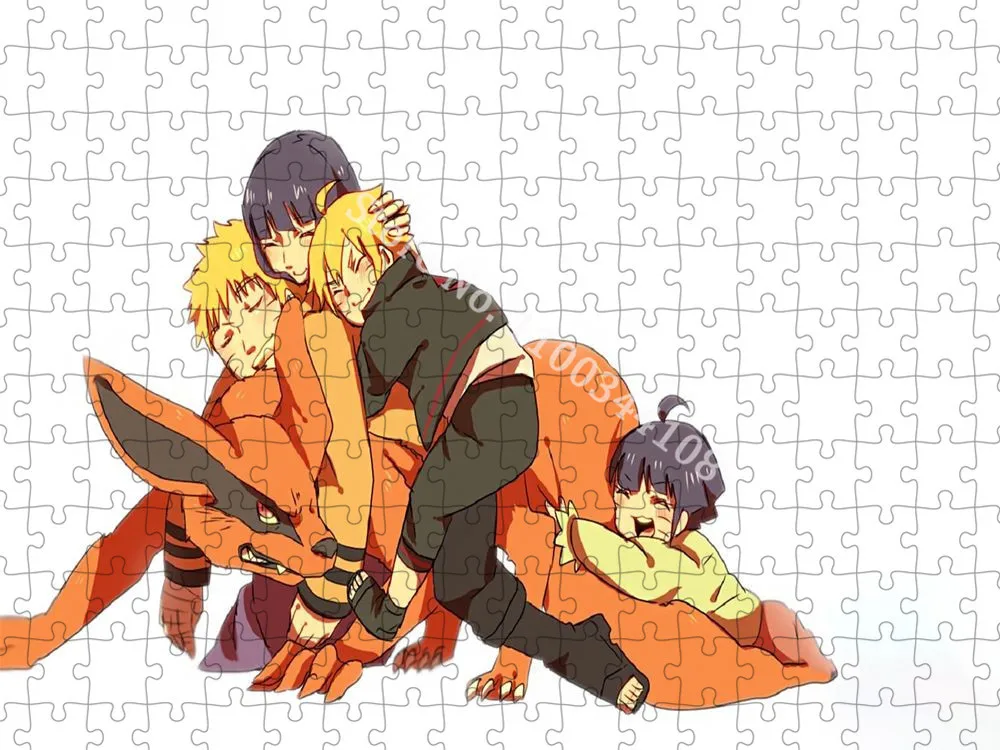 Naruto boruto uzumaki quebra-cabeças 300/500/1000 peças imagem dos desenhos  animados puzzles brinquedos para adultos crianças jogo brinquedos  educativos - AliExpress