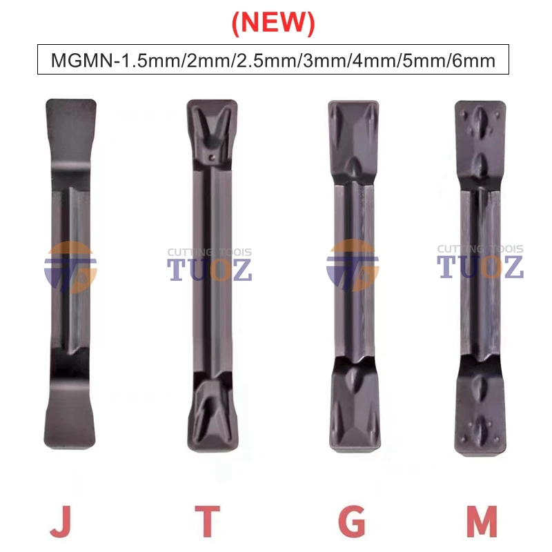 

MGMN 1.5mm 2mm 2.5mm 3mm 4mm 5mm 6mm Carbide Grooving Inserts MGGN MGMN300 -JM -T -G -M CNC Slotted Blade Lathe Cutter Tool