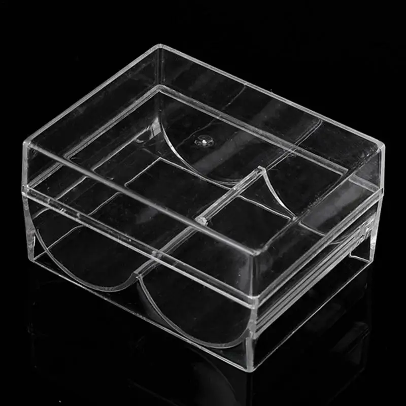 Poker Chip Rack Lid Poker Chip Storage Tray Holds 40 Standard-sized Chips Table Accessories