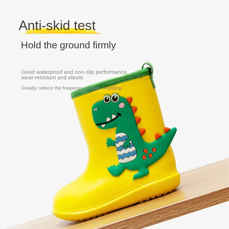 Children Boots Baby Boys Girl EVA Non-slip Outdoor Cartoon Dinosaur Rain boots for Kids Waterproof Shoes children boots