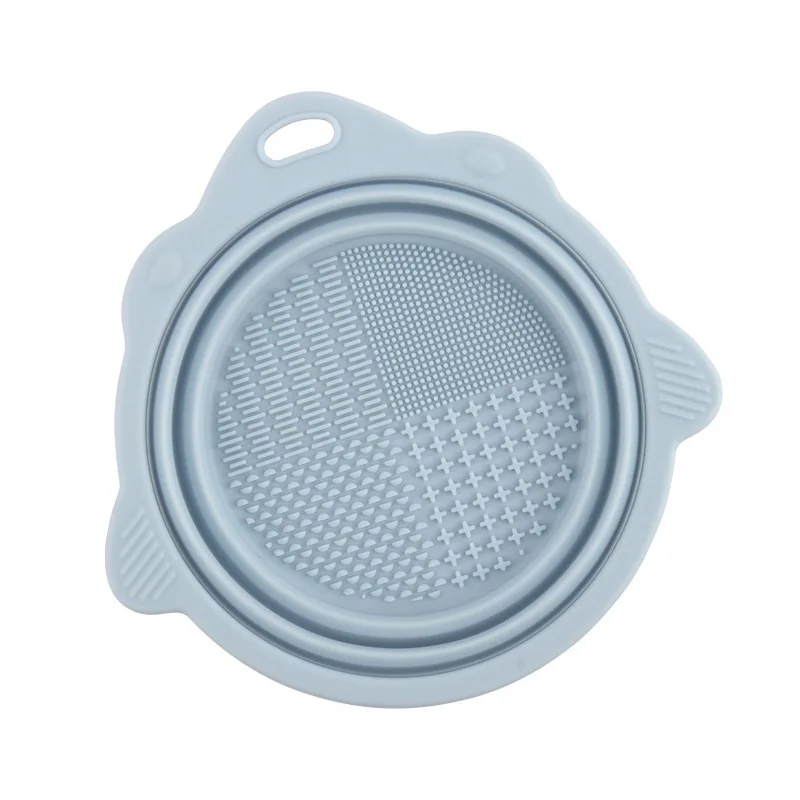 Silicone Makeup Brush Cleaning Bowl and Soft Scrubber Mat
