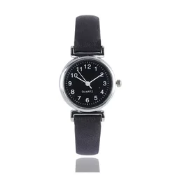 Elegant Retro-Style Women's Casual Digital Watch with Small Dial (Black)