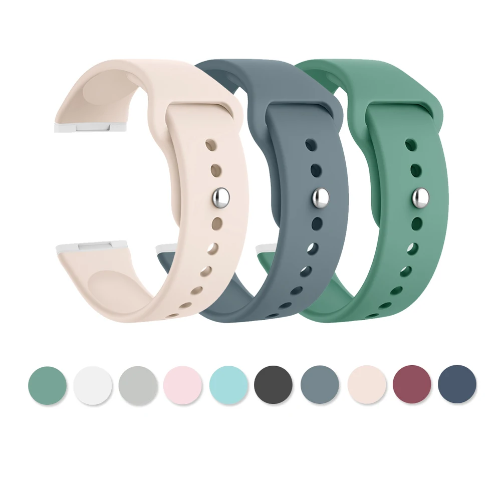 Replacement Wrist Band For Fitbit Versa 3 Silicone Strap Soft Strap