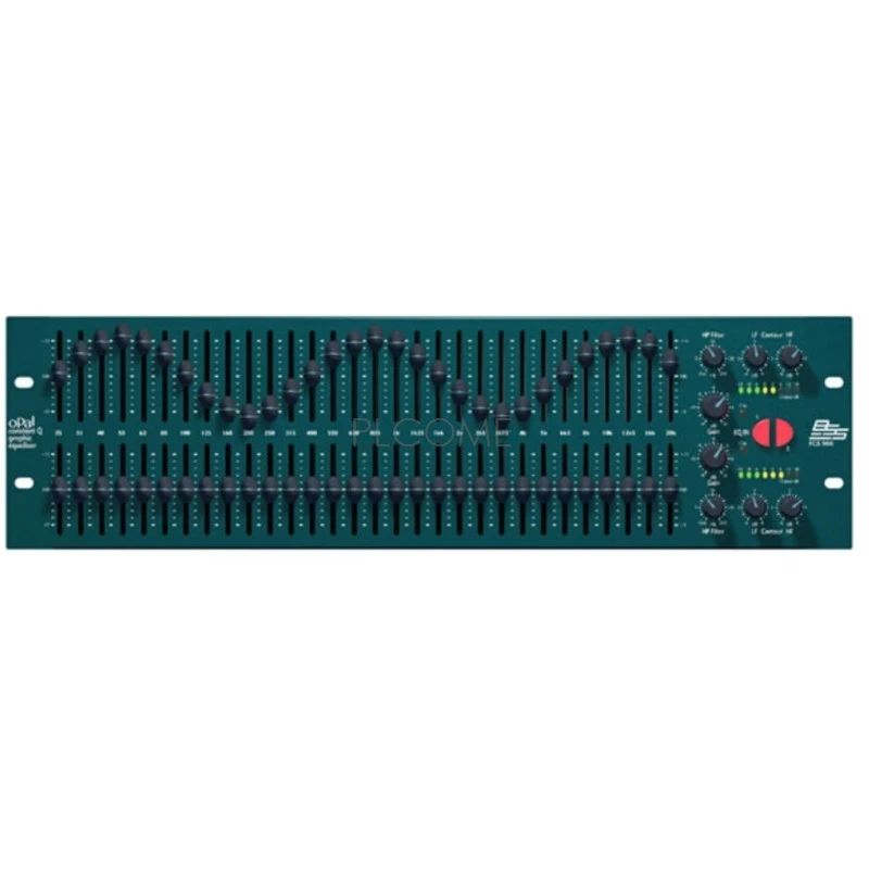 BSS Opal FCS 966 Graphic 2 Channel 30 Band Stereo EQ Equalizer 