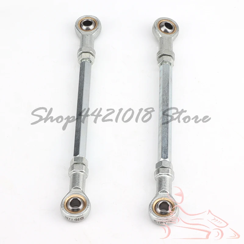 

Adjustable ATV Steering Shaft Tie Rod Rack Kit L&R Hand Ball Joint for Quad Go Kart Modified 120mm Retrofit
