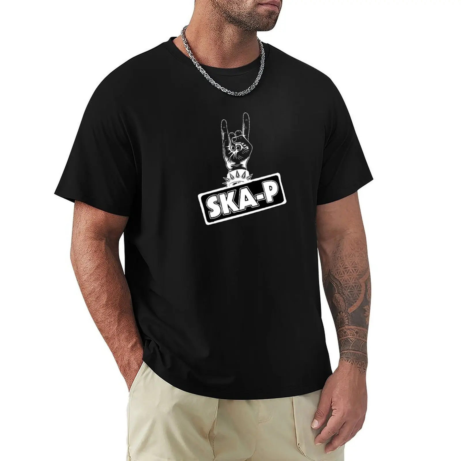 

SKA-P T-Shirt sports fans for a boy Men's cotton t-shirt