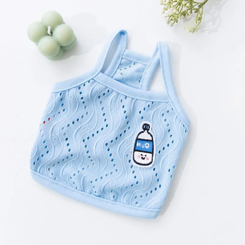 thumbnail image 1 of Ropa para mascotas, con encaje de frutas, para cachorros, estilo fino, camisola de verano, ropa para perros más suave que la de oso, ropa para chihuahua, peluche, 1 of 5