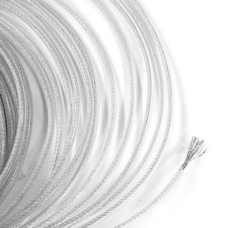 Description Picture 4 of itemLUSQI 5m*2mm/2.4mm/2.7mm/3mm Steel Wire Nylon Grass Trimmer Line Lawn Mower Cord Long Round Roll Grass Replacement
