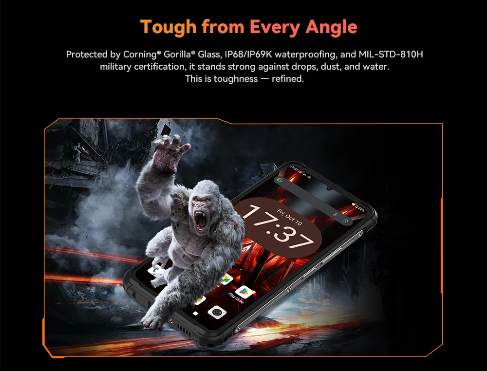 [Shipping From Poland] Cubot KingKong ACE 5 Rugged Smartphone 20GB(8+12) RAM 256GB ROM Android 16  10200mAh 6.745" 120Hz NFC