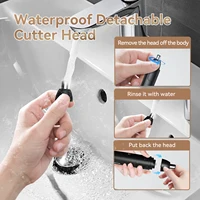 MAXGROOM Nose Hair Trimmer for Men Rechargeable 360 Rotating Dual-Blade Electric Shaver Eyebrows Nose Hair Trimmer Painless Safe 5