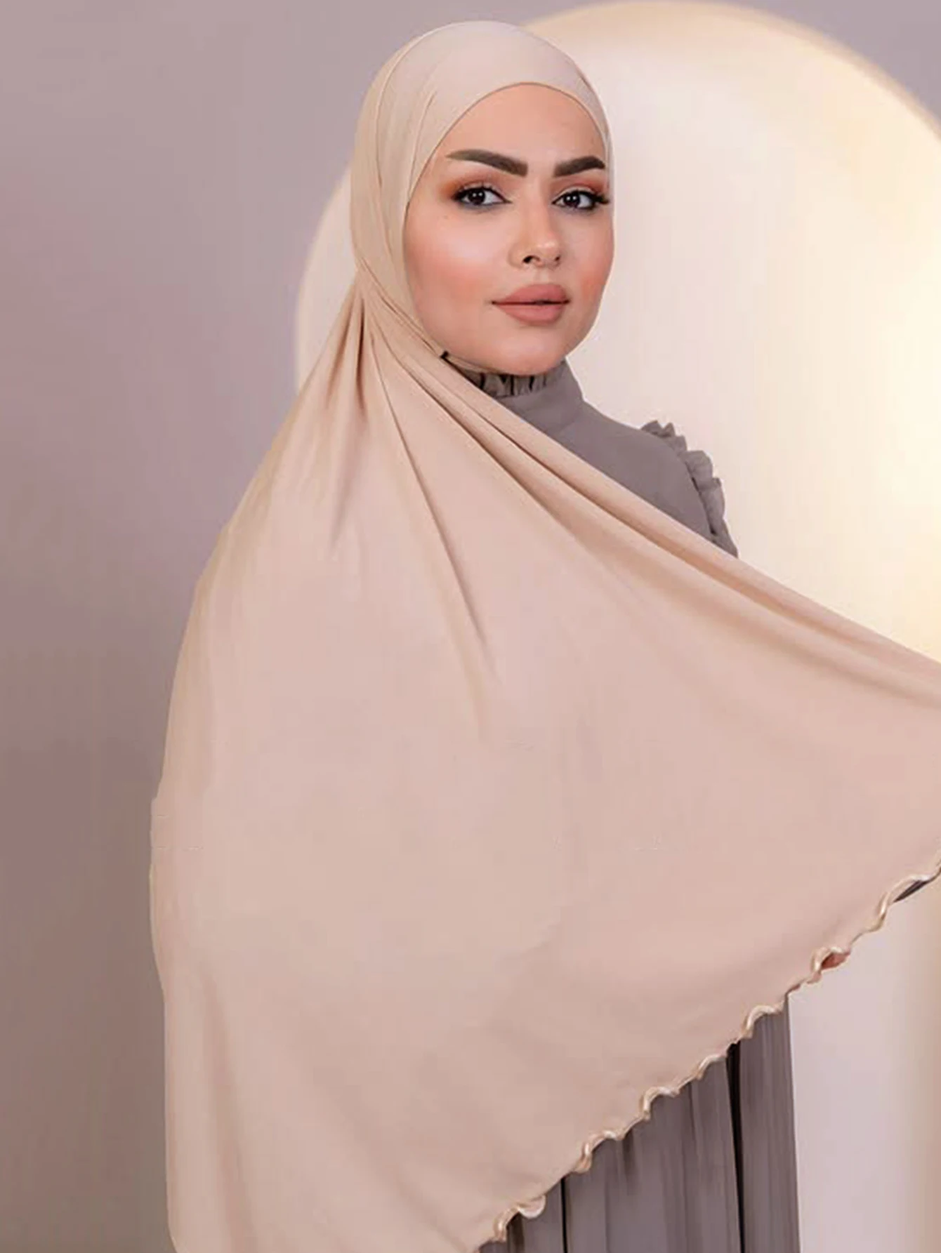 Stylish Black Muslim Hijab S28a0f9025f3549ec90cc11ac502a2969W