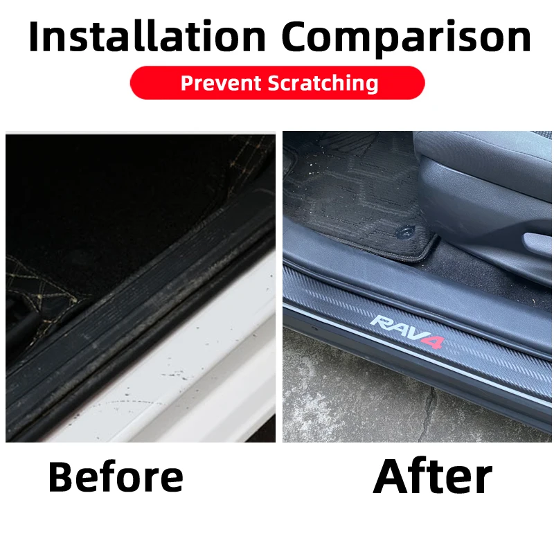 Car Door Protect Stickers For Rav 4 2013-2018