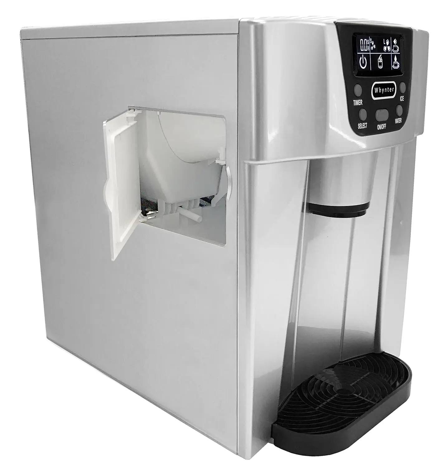 Silver IDC-221SC Countertop Direct Connection Ice Maker and Water Dispenser, One Size 5