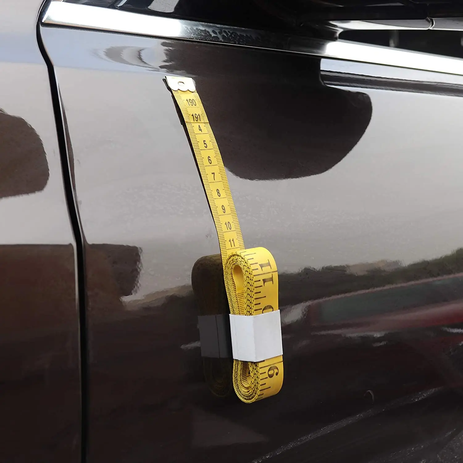 EHDIS 120Inch Magnetic Measure Ruler Tape 300CM Length Gauge Tool Tailor Sewing Carbon Fiber Vinyl Film Car Wrapping Cutting Aid