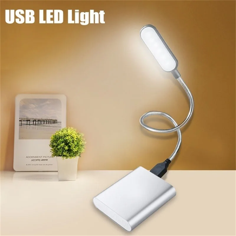 Eye Protection Flexible USB Notebook Computer Student Reading Lamps Desk Lamp Book Light Table Lamp LED Night Light