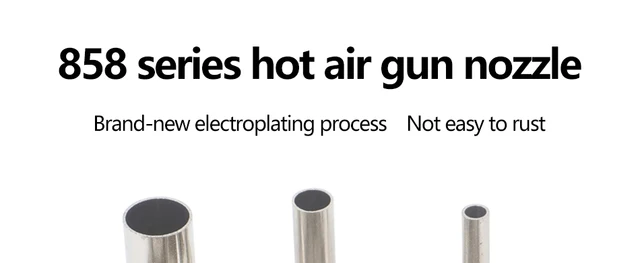 Kit 8 Ugelli Per Pistola Termica - Acciaio Inox Per Stazione Aria Calda - Foto 2