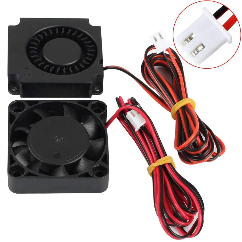 3D Printer Parts Wear-resistant Professional Practical DC 24V Extruder Hot End Fan Lightweight Turbo Fans Printing Machine