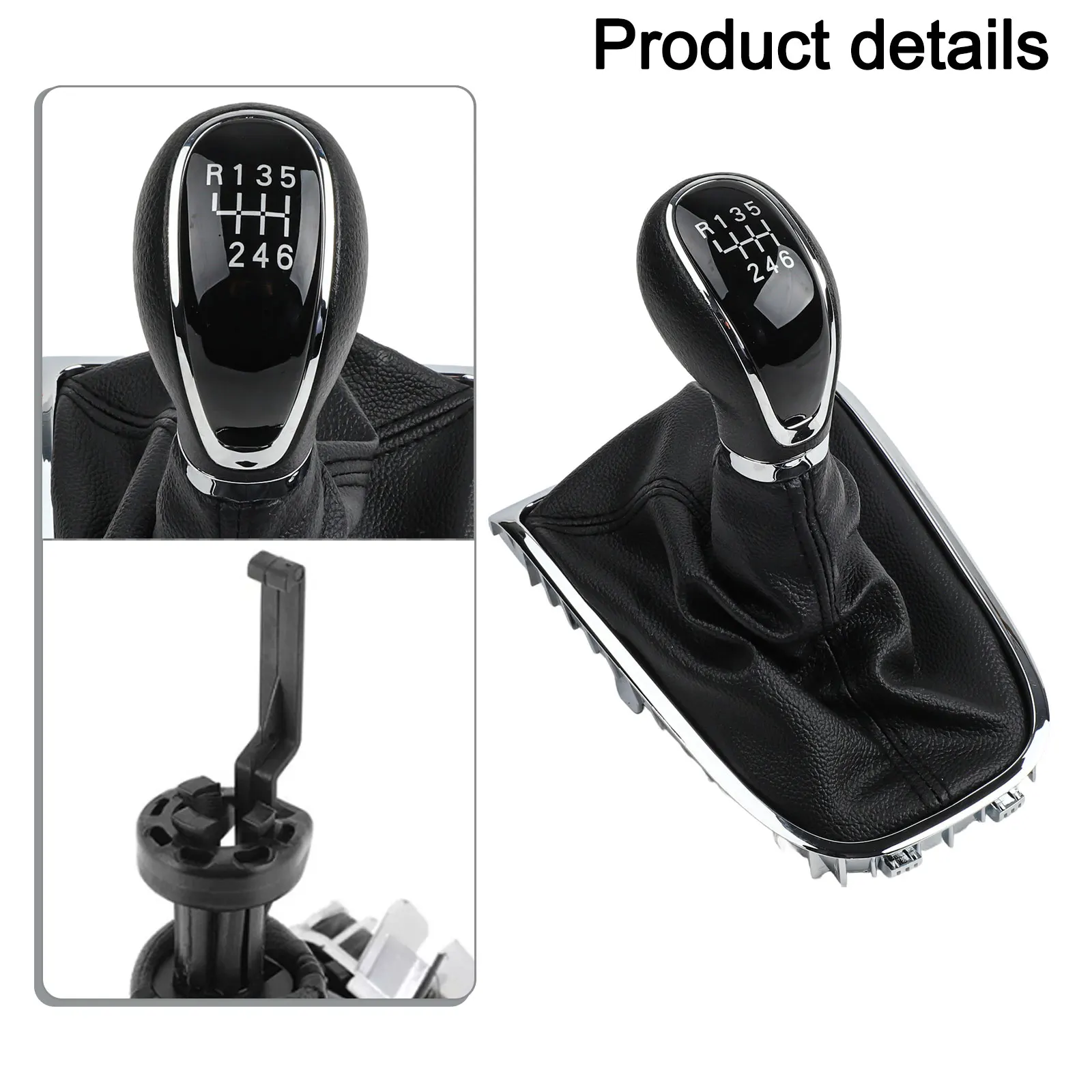 Für Excelle Für OPEL FÜR Astra 2009-14 6 Gang Schaltknauf Hebel Stick Gamasche Boot Abdeckung Kragen 55577540 Styling Zubehör – Detail 2