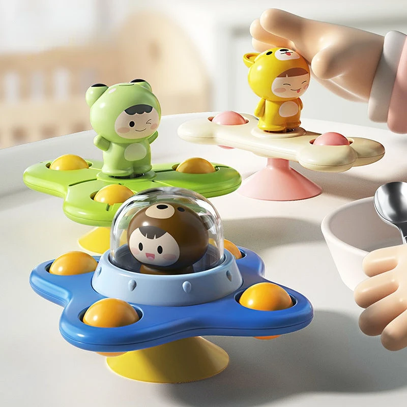 Rotating Suction Cups Babies Suction Cup Fidget Spinner Baby Fidget