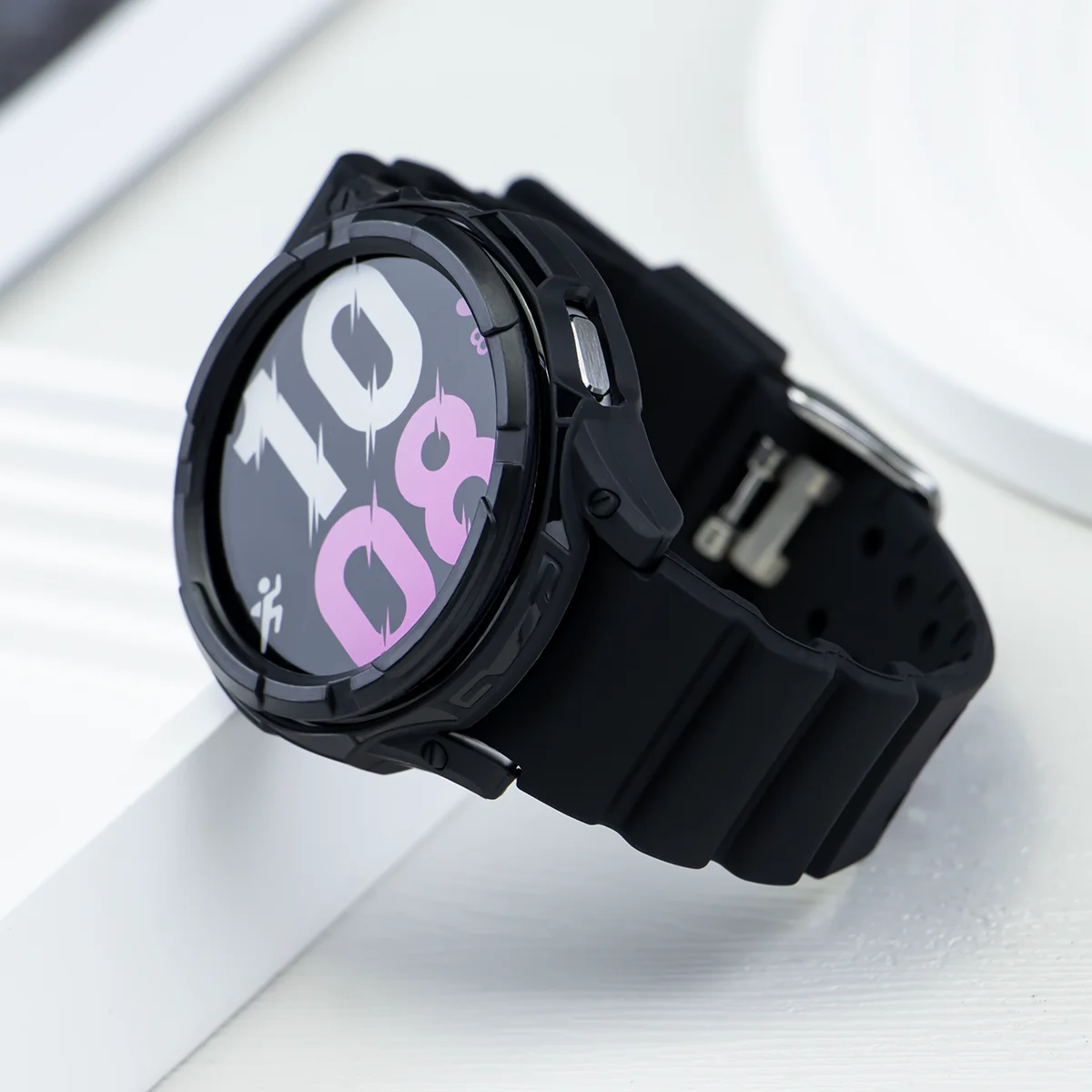 Silicone Strap and Protective Case Cover for Smartwatch Modification Kit