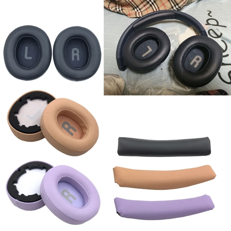 

Headset Cushions Earpads Cup Headband Cover Pillow for Tune T710BT T720BT T760NC