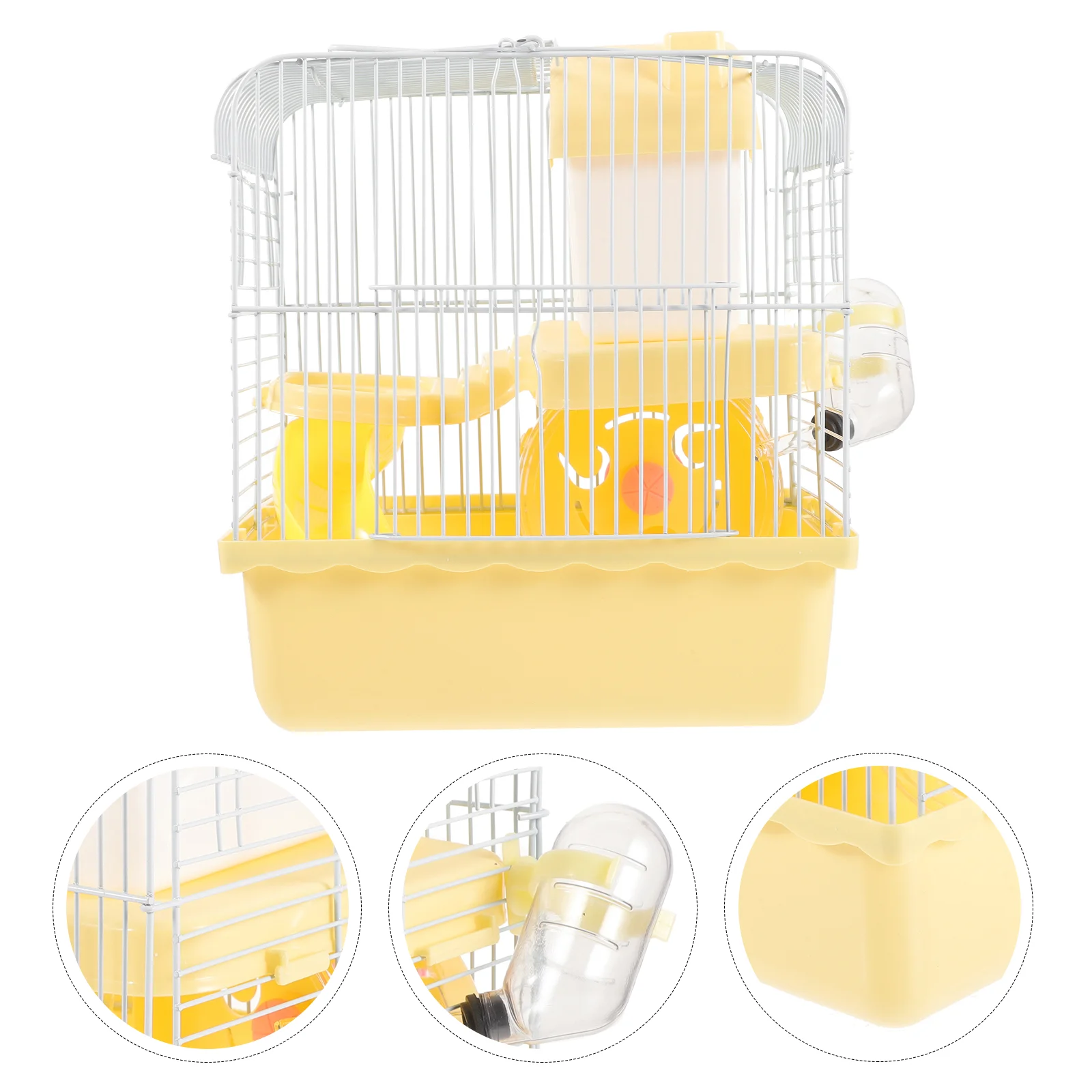 

Rat Cage Hamster Cage Rat Wire Cage Large Space Dwarf Hamsters Double-deck Castle