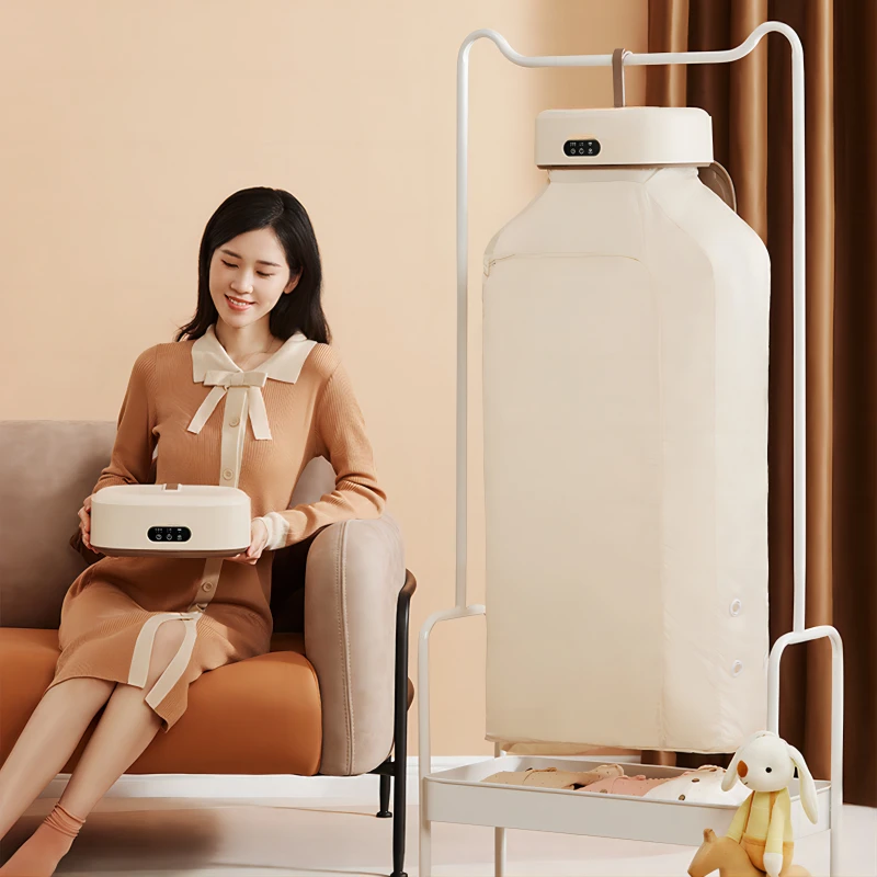 Multifunctional Dryer Electric Clothes Home Cabinet Floor Machine Laundry Dryers Apartment Folding Drying Tumble Foldable 4