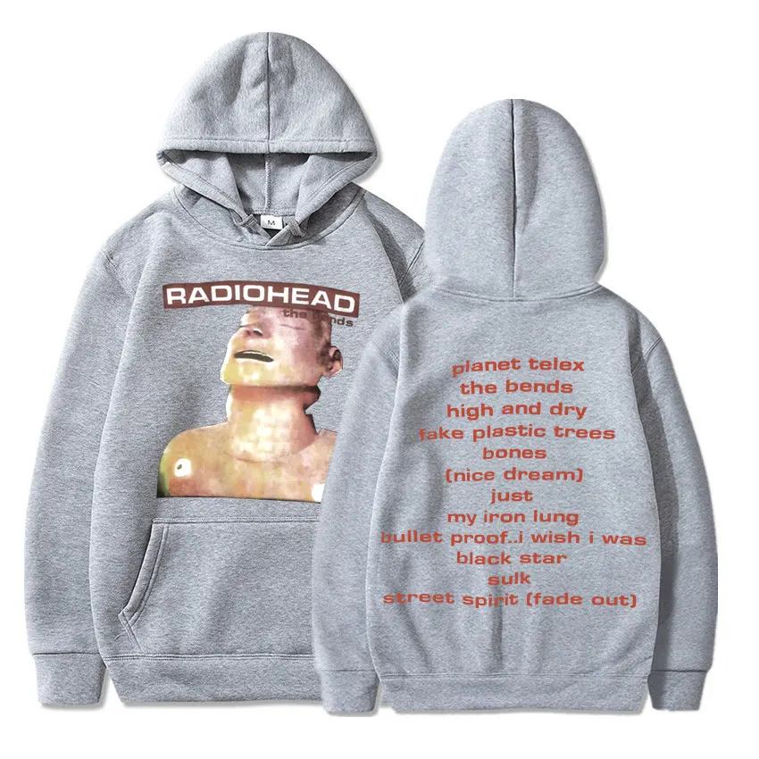 Vintage Rock Band Radiohead Hoodie Hip Hop Everything Music