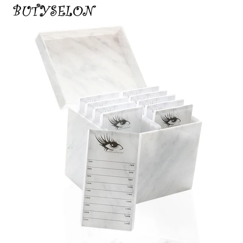 

10/5 Layers False Eyelash Storage Box Acrylic Makeup Organizer Eyelash Glue Pallet Lash Holder Grafting Eyelash Extension Tool