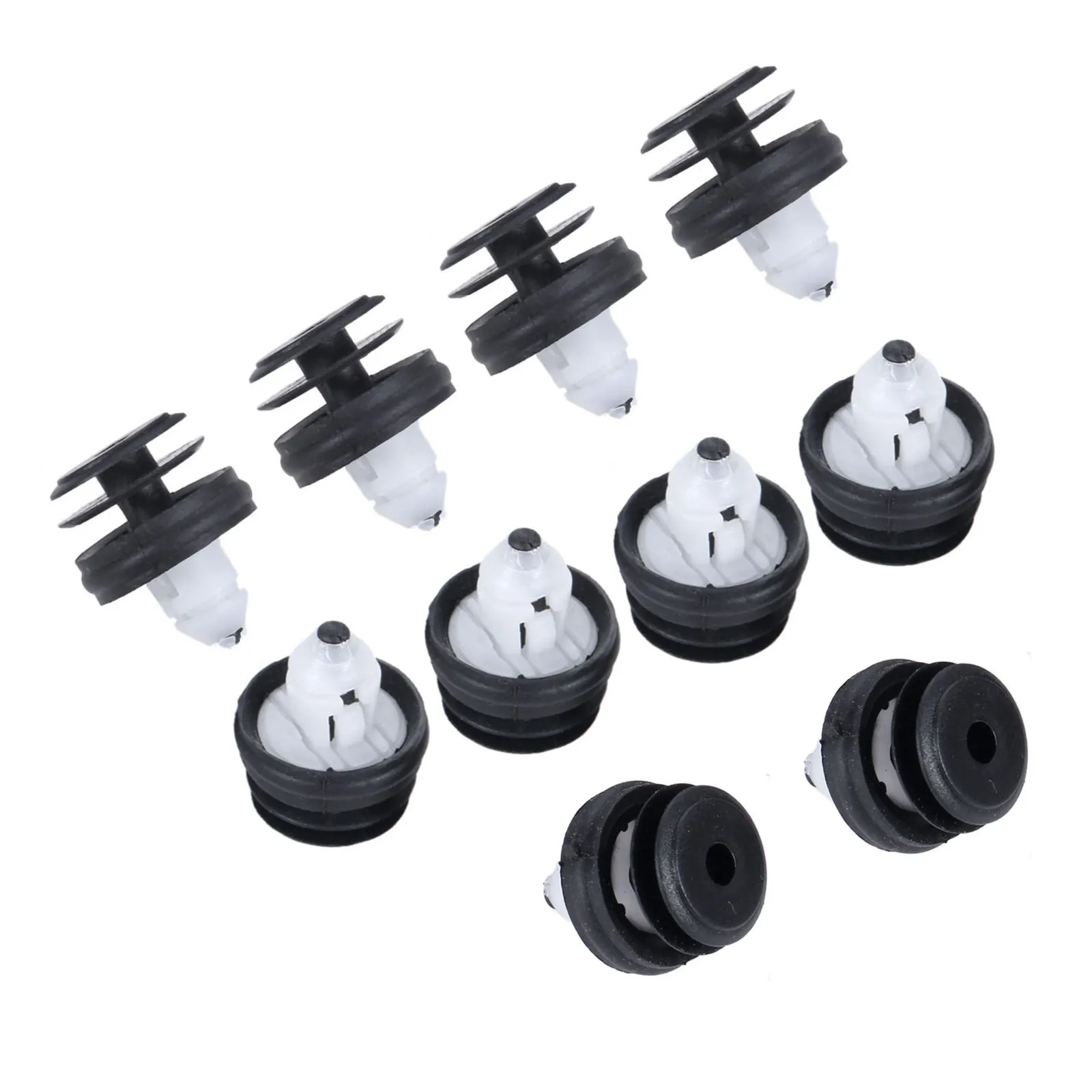 10Pcs 자동차 패스너 BWM G30 G11 G12 G01 자동 도어 패널 고정 클램프 클립 (씰 링 포함) 용 플라스틱 트림 클립 패스너 버클