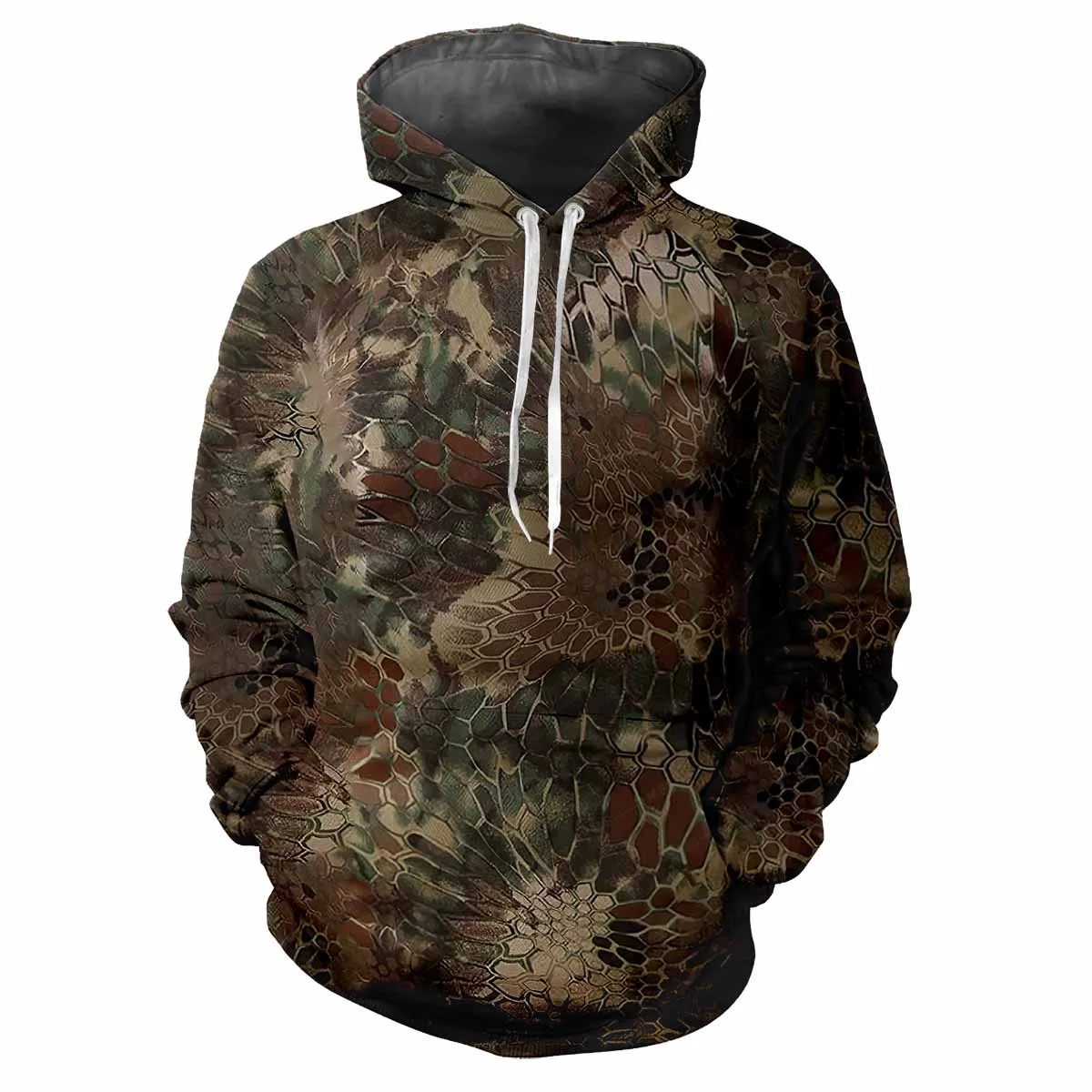 thumbnail image 1 of Sudadera con capucha para hombre, de camuflaje, para caza, animales, para exteriores, de primavera y otoño, estilo callejero, holgada, cómoda e informal, 1 of 5