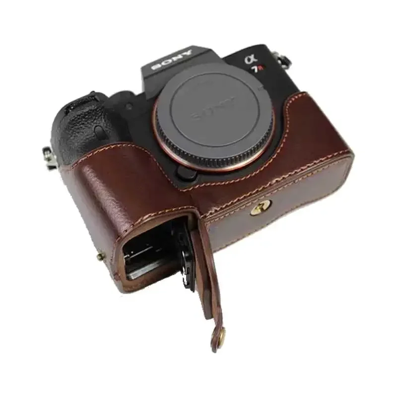 Demi-étui en cuir pour appareil photo Sony A1/A7S3/A7 Mark IV/A7M4  44